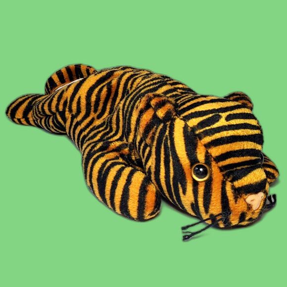 Ty Beanie Babies Stripes The Tiger - Picture 1 of 4
